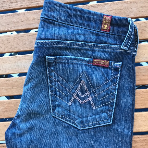 7 For All Mankind Denim - 7FAM A-Pocket Jeans, Size 28